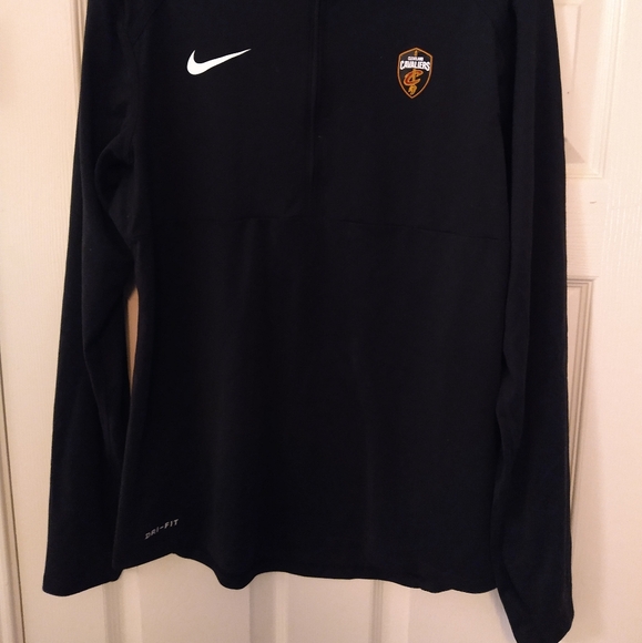 Nike Cleveland Cavaliers NBA Basketball 1/4 Zip Dri Fit Pullover Men's sz Medium - Picture 2 of 9
